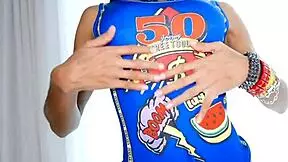 Petite Thai shemale takes monster cock in bareback anal and blowjob pounding