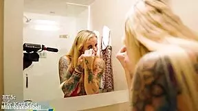 reunited in hotel milf blonde lingerie interracial bbc fucking petite shaved pussy cowgirl cum