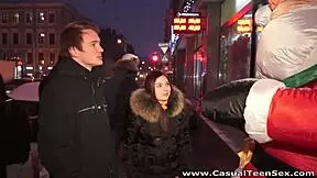 Picked up Vika for casual teen sex fun