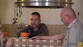 skinny 18+ dollface seduces old man in country house?