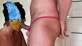 stepmom, you swallowing my sperm after deepthroat feels so good?