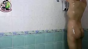 high school girl ninewthai washes pussy after hubby calls it stinky.