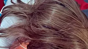 perfect milf in lingerie gags on monster cock deepthroat till cumshot swallow