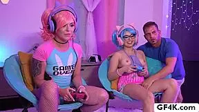 Hot Small Tits Girlfriends Deepthroat And Ride Boyfriend Cocks In Outdoor Threesome Game