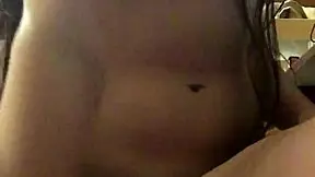 Watch this TikTok cutie in miniskirt and stockings tease her innie pussy lips!