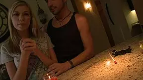 whoa 18-year-old blonde nicole ray rides boyfriend's monster cock deep