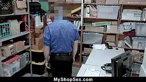 Lucky thief caught stealing green! Pounds her on St Patrick's!