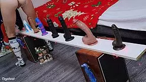 Petite stepsis tests dildos rough anal DP challenge