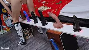 Petite stepsis tests dildos rough anal DP challenge