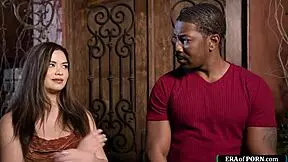 Busty Milf Joins Threesome with Latina Girlfriend and Black Boyfriend