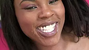 Watch Her Bubble Butt Bounce with Tits Till She Gulps Down Every Drop