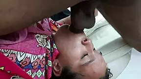 my stepsister's giving me a hot footjob with her sexy latina feet wanna see?