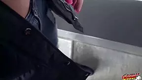 Petite German, wanna risk public car fuck right now?