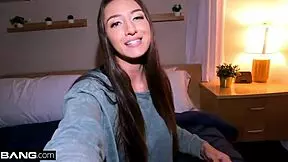 horny bella rolland in lingerie gets bbc surprise with rough doggystyle pounding 😈🍆💦