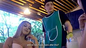 imagine your stepmom showing you how to bang her and a hot colombian teen in a wild restaurant threesome naty delgado kylei ellish pipeboy1