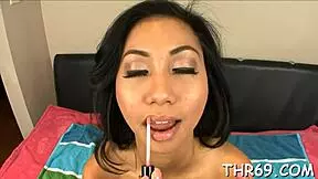 Euro Teen Gulps Cum After Deepthroat Oral Fuck!