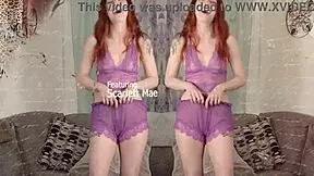 Scarlett Mae's Lingerie Slips Reveal Everything!