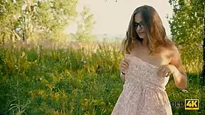 Handsome Old Man Lures Busty Young Gal For Forest Sex