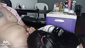 remember those epic deepthroat blowjobs ending in creamy mouthloads from this huge ass whore?