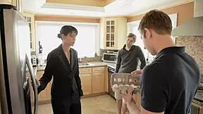 dana vespoli returns for intense double penetration and cum swapping with two guys