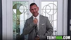 petite british milf elise london breeds at wild party with juan largo crew