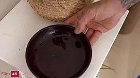 venera murkovski cute petite teen rides deep for shaved creampie cum