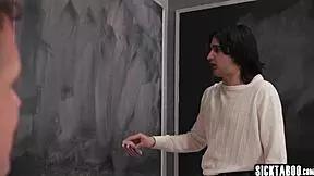 horny big ass student can't resist getting gangbanged by friends and teacher's big dick