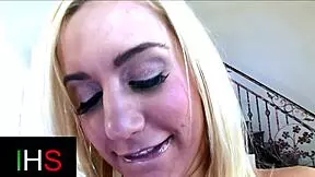 big tits blonde gets fingered licked and fucked deep in ass by black cock missionary