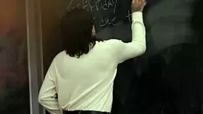 horny big ass student can't resist getting gangbanged by friends and teacher's big dick