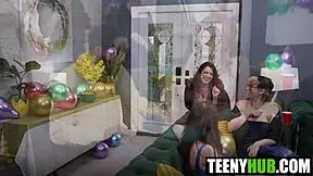 petite british milf elise london breeds at wild party with juan largo crew