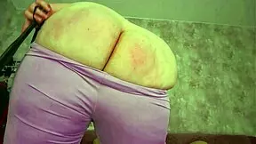 Bet my big bare Latina ass survives 100 hard spanks without begging?