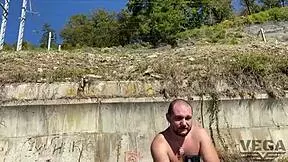 four foresters gangbang lonely widow with blowjobs anal and creampies