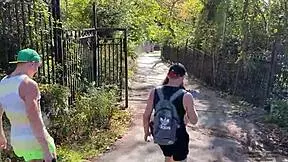 four foresters gangbang lonely widow with blowjobs anal and creampies