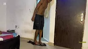 after dropping to her knees for a sloppy blowjob this hot latina teen milf wannabe gets her tight pussy creampied missionary style by her man