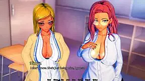 futa on futa hardcore sex in futas world of ntr gameplay creampie!