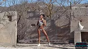 ready to peek at tiny latina teen katherinne sofia's petite body stripping outdoors?