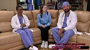 serena morgan endures anal fingering humiliation in latex sports physical exam