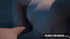 stepsis karla kush and jill kassidy, wet pussy lick on romantic sofa night?