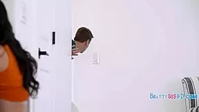 should i blackmail petite stepsis into fucking my cock after catching her?