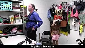 Teen handles officer while he searches her body shoving fingers into every tight spot