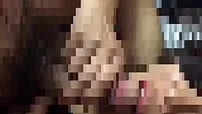 blindfolded young japanese wife bound for ntr oral worship—tongue swirling his cock in ecstasy