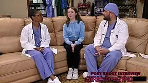 serena morgan endures anal fingering humiliation in latex sports physical exam