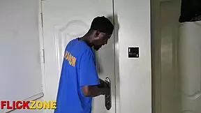 WOW, STEPDAD, YOUR STEP SISTER LOVES THIS FAT EBONY COCK CLOSE UP!