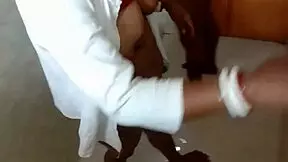 Wife takes hard anal in bathroom with dirty hindi roleplay and blowjobs