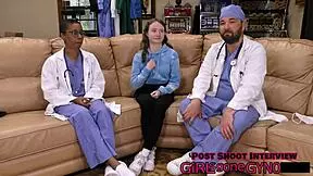 serena morgan endures anal fingering humiliation in latex sports physical exam