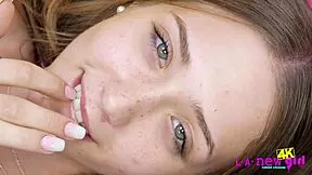 in the casting interview hot blonde teen gets seduced by daddy on sofa