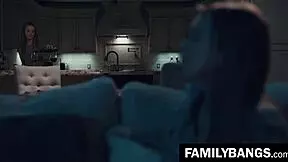 stepsis karla kush and jill kassidy, wet pussy lick on romantic sofa night?