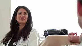 Doctor, why's my tight vagina squirting from your monster cock fingering?