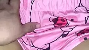 stepdad gets horny over my pajamas and fucks me on bed 😈🍑