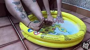 skinny latina trades femdom skills with curvy bbw milf intimately